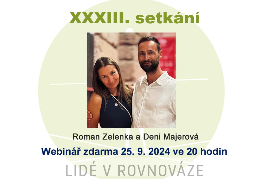 Pozvánka na XXXIII. setkání Lidé v rovnováze