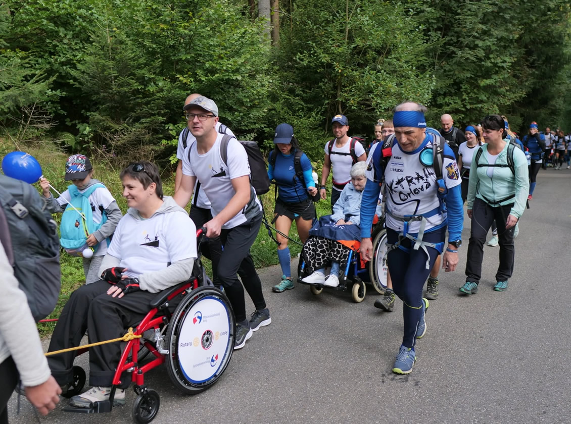 Pomáháme zážitkem v rámci akce Vozíčkem ke královně Beskyd