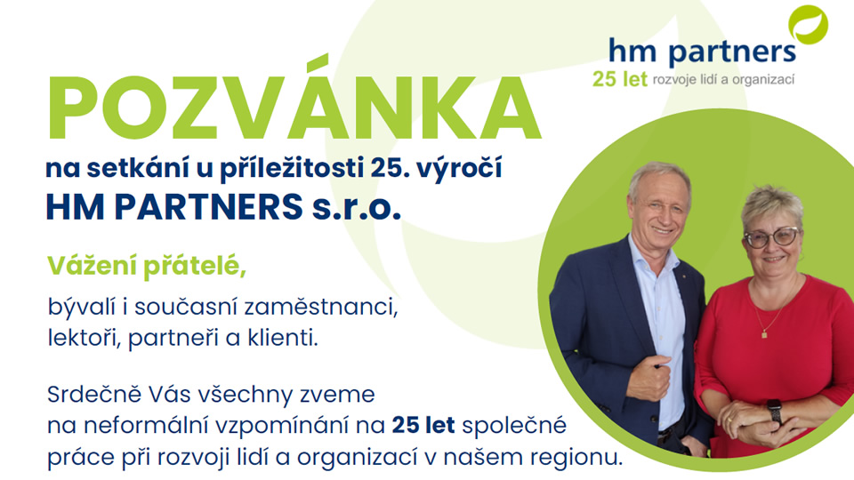 Setkání u příležitosti 25. výročí HM PARTNERS s.r.o.