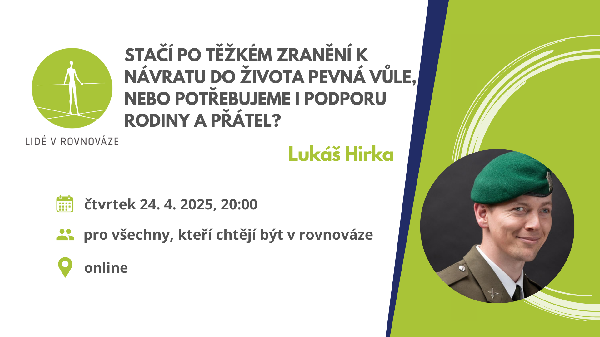 Pozvánka na XXXIV. setkání Lidé v rovnováze